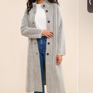 NVLT longline coatigan